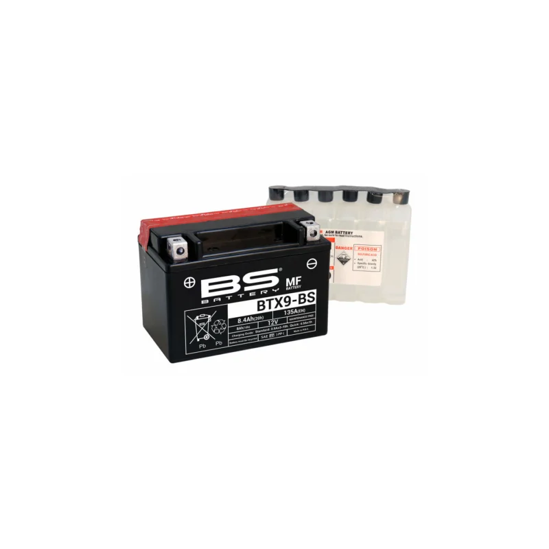 Ajánlat BATTERIE BS SUZUKI LTZ KAWASAKI KFX 400 YTX9-BS