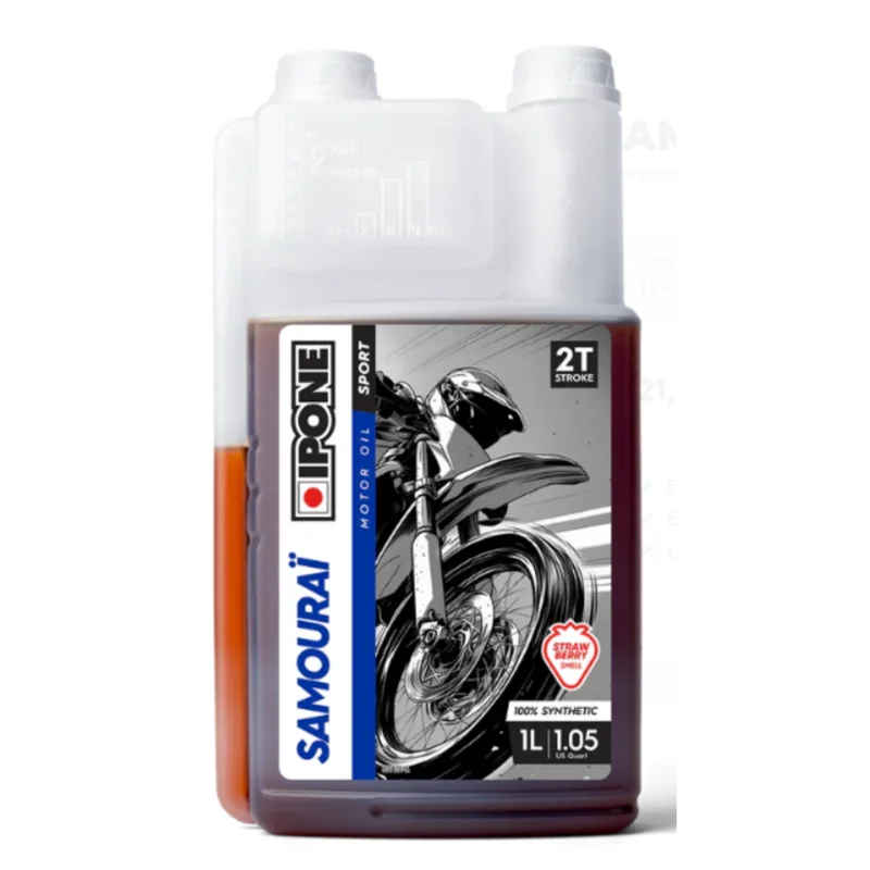 HUILE MOTEUR 2T IPONE SAMOURAI RACING FRAISE - 1L Kedvezmény