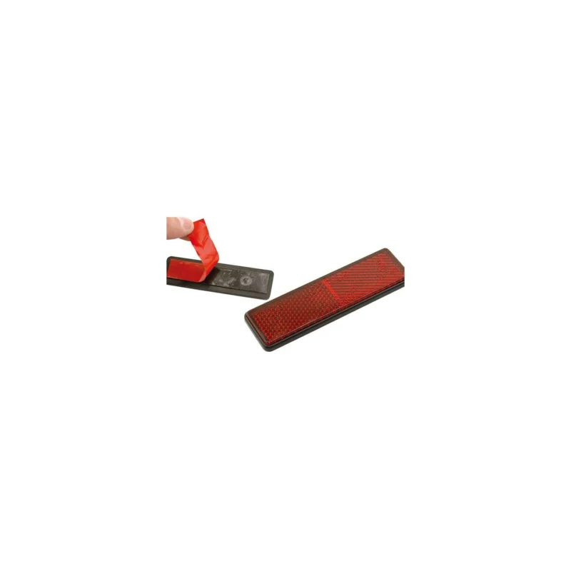 CATADIOPTRE RECTANGULAIRE ROUGE 91 X 25mm UNIVERSEL AVEC ADHESIF Biztonságos fizetés
