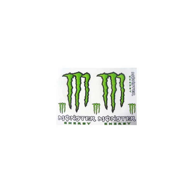 Csak ma PLANCHE 35cm X 25cm STICKERS AUTOCOLLANT MONSTER