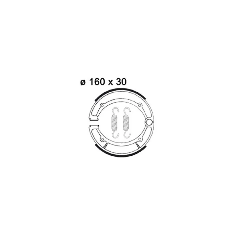 Bestseller MACHOIRES DE FREIN ARRIERE YFM KODIAK 400 AP RACING 93/99 LMS854