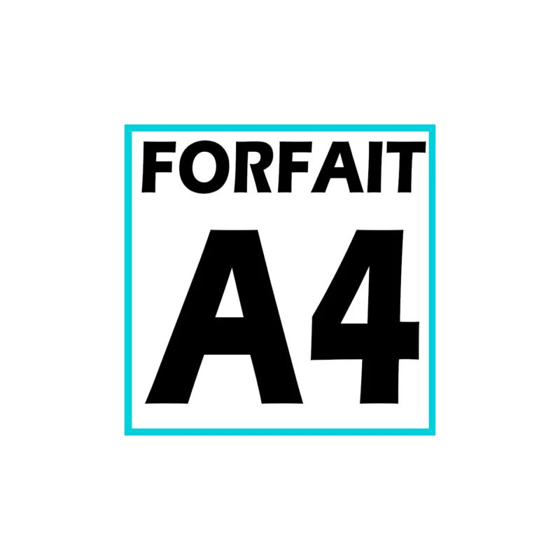 Forfait A4 Gyors kiszállítás