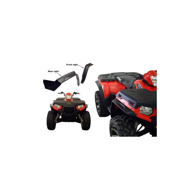 Azonnali szállítás KIT D‘EXTENSION D‘AILES DIRECTION 2 NOIR POLARIS SPORTSMAN 500 FOREST 12/14