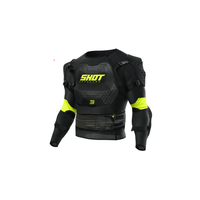 GILET CROSS SHOT OPTIMAL 2.0 NOIR ET JAUNE FLUO ADULTE Biztonságos vásárlás