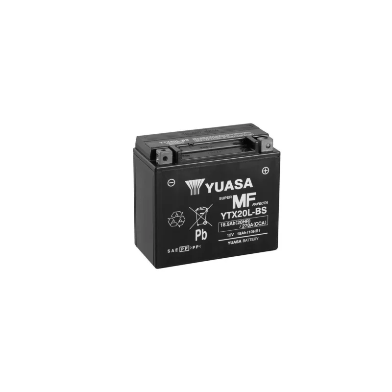 BATTERIE SANS ENTRETIEN LIVRÉ AVEC PACK ACIDE YUASA YTX20L-BS YAMAHA YXZ 1000 Kiárusítás