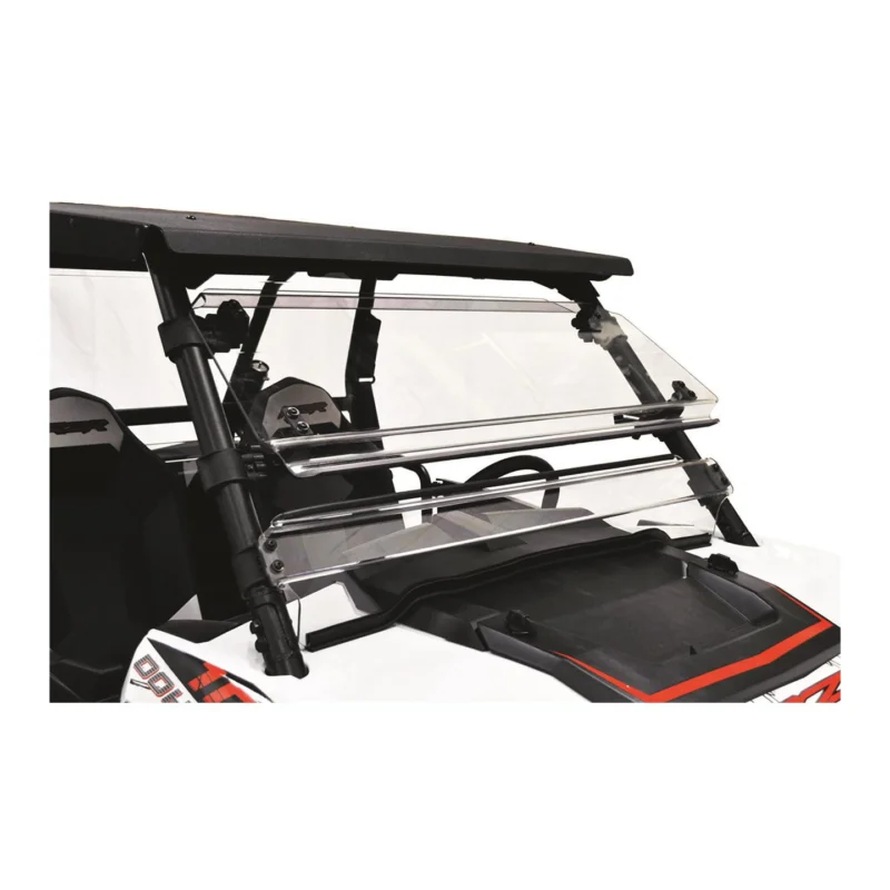 Kedvezmény PARE-BRISE DIRECTION 2 COMPLET PIVOTANT POLYCARBONATE POLARIS RZR 900 900S 1000XP XP4 TURBO