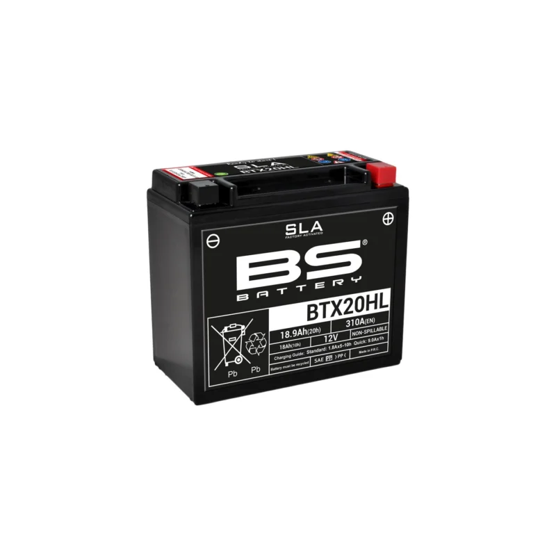 BATTERIE BS BATTERY BTX20HL SLA SANS ENTRETIEN SSV POLARIS RZR 570 800-800S SPORTSMAN 850-850 XP 1000-1000 XP Bestseller