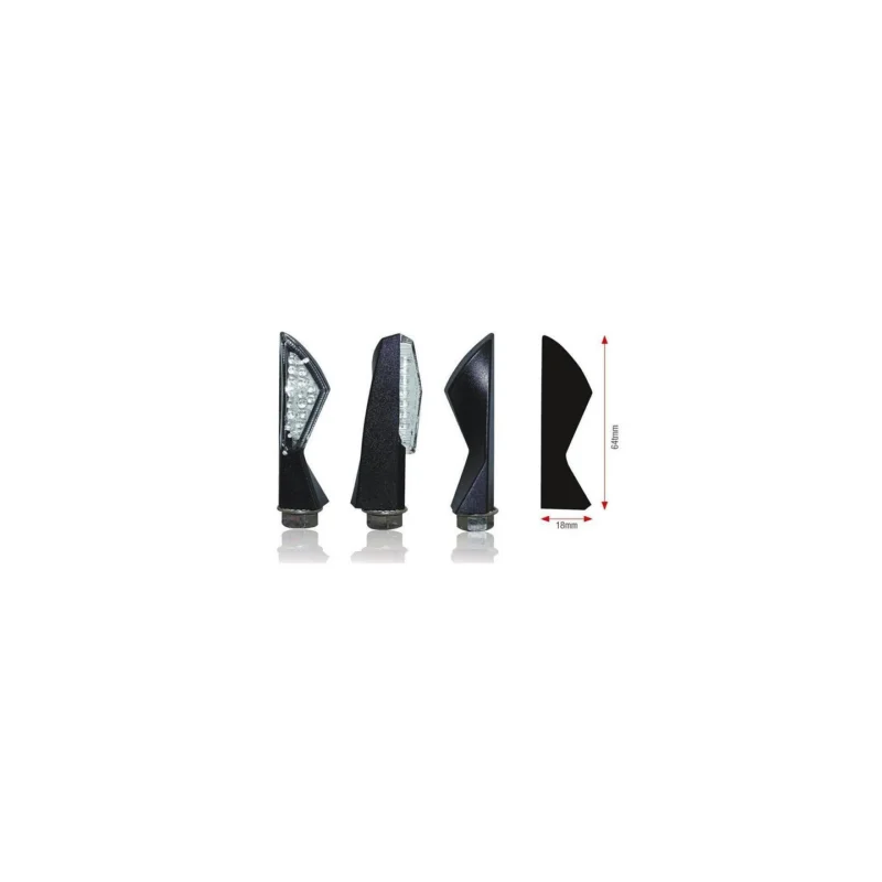 Bestseller CLIGNOTANTS ASYM LEDS NOIR