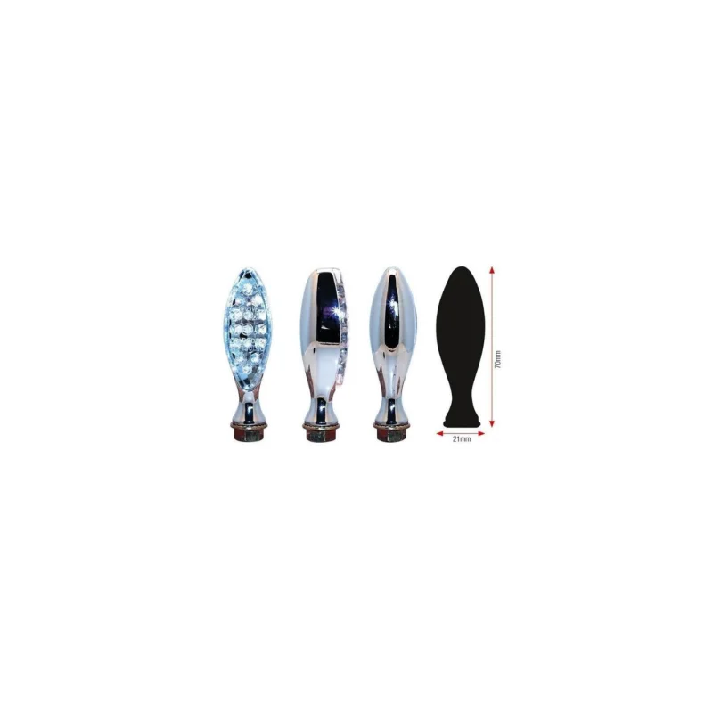 CLIGNOTANTS ELIPSE LEDS METAL CHROME HOMOLOGUE Végkiárusítás
