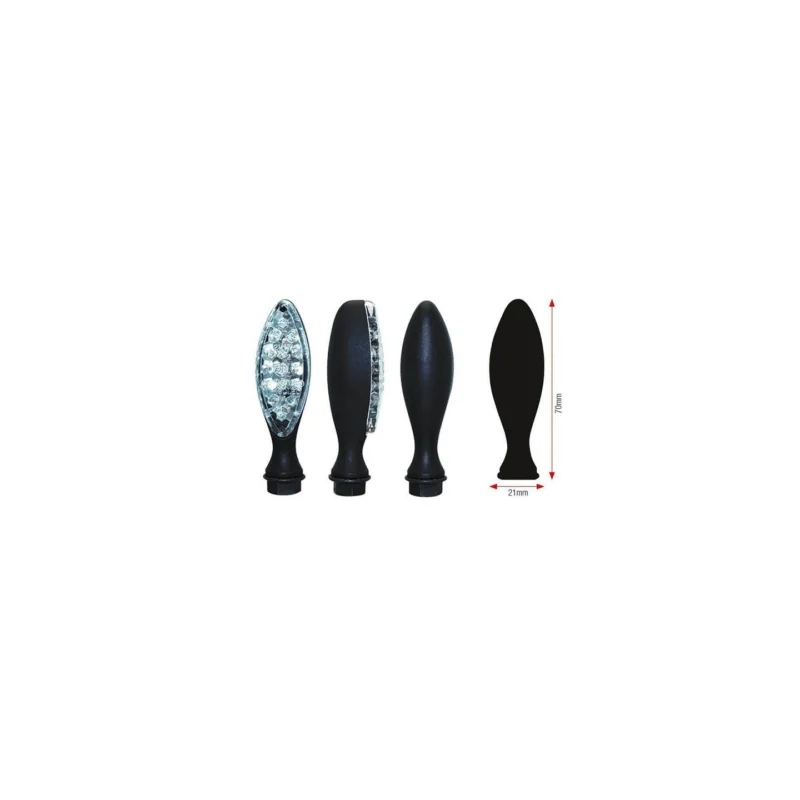 Biztonságos vásárlás CLIGNOTANTS ELIPSE LEDS NOIR HOMOLOGUE