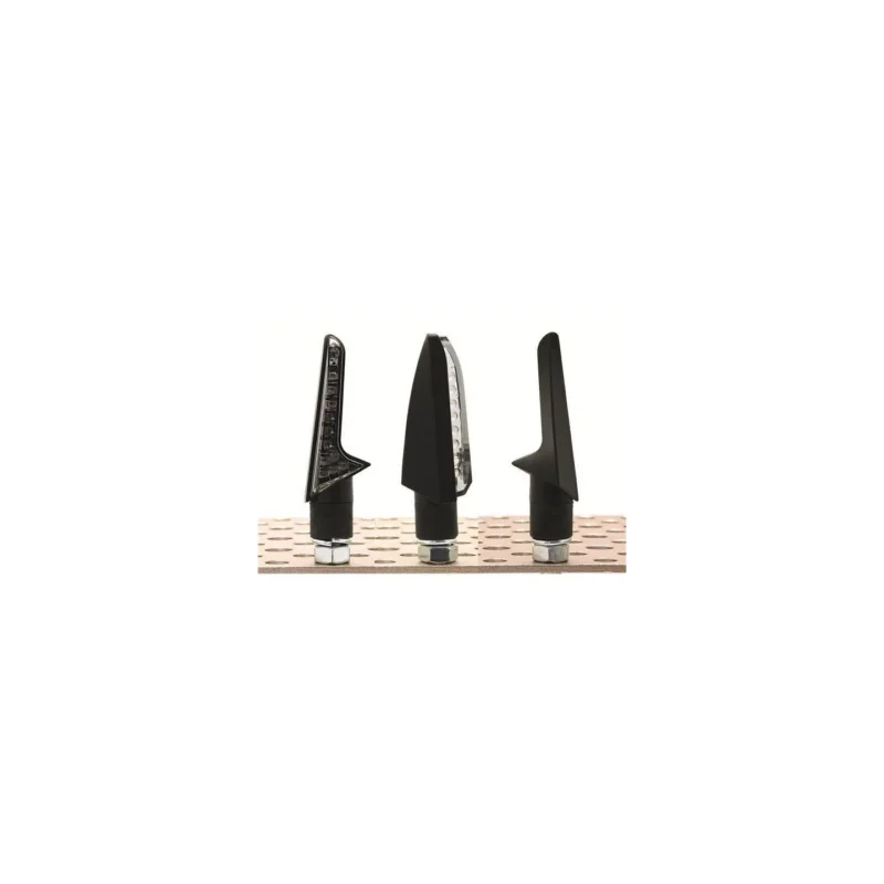 CLIGNOTANTS HOOK LEDS NOIR HOMOLOGUE Prémium