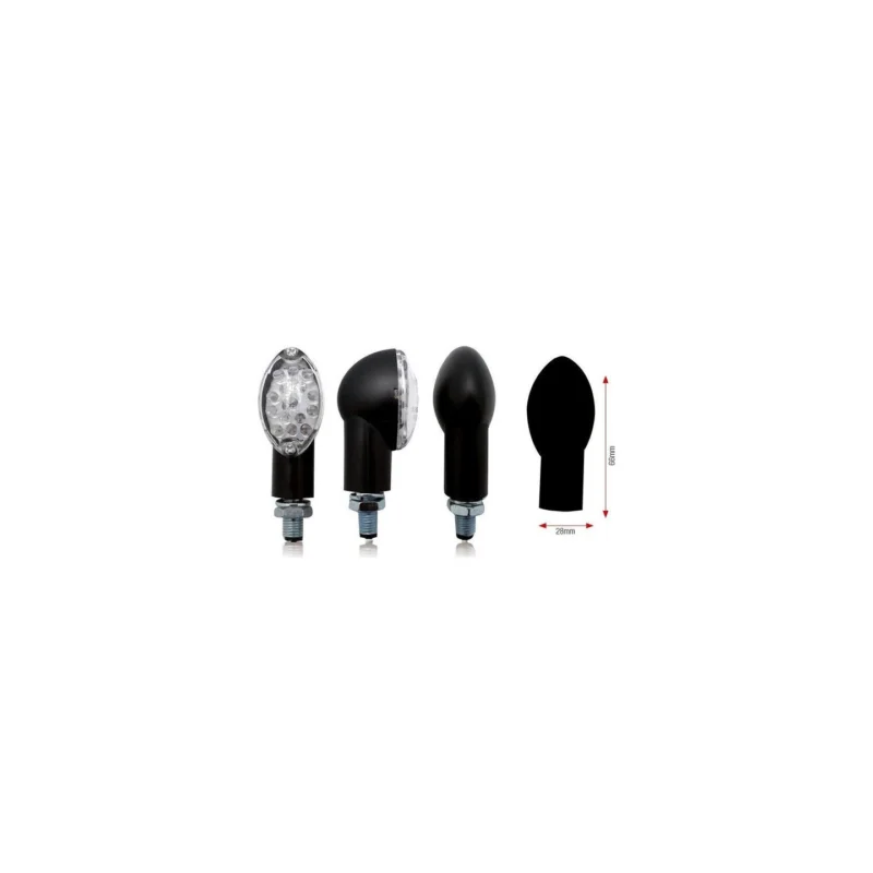 Legjobb ár CLIGNOTANTS OVAL LEDS NOIR HOMOLOGUE