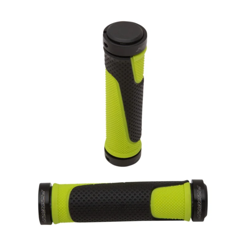 Outlet POIGNEES PROGRIP 997 LOCK-ON POUR QUAD AVEC GACHETTE 2X22mm JAUNE NOIR