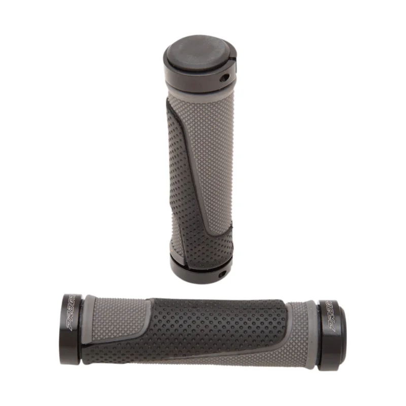 POIGNEES PROGRIP 997 LOCK-ON POUR QUAD AVEC GACHETTE 2X22mm GRIS NOIR Ne maradj le
