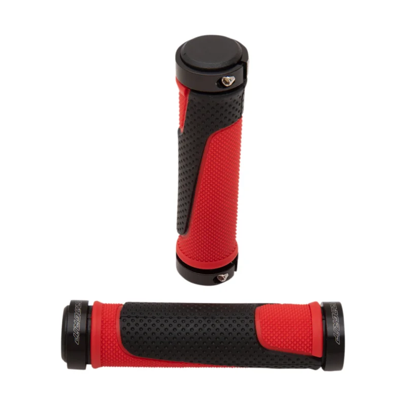 Újdonság POIGNEES PROGRIP 997 LOCK-ON POUR QUAD AVEC GACHETTE 2X22mm ROUGE NOIR