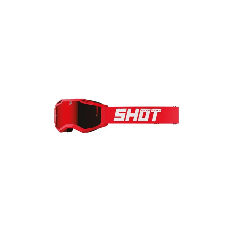 Ne maradj le LUNETTES MASQUE CROSS SHOT ASSAULT 2.0 SOLID RED IRIDIUM GLOSSY