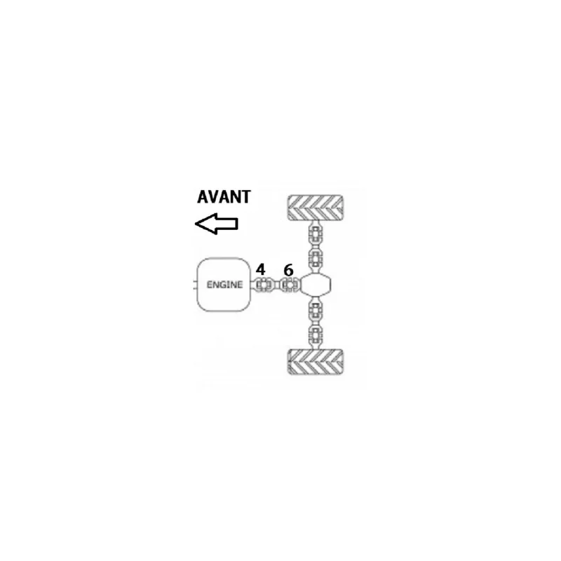 Legnépszerűbb CROISILLON ARBRE DE TRANSMISSION ARRIERE CAN AM RENEGADE OUTLANDER 500 650 800 1000
