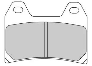 Plaquette de frein Organique Eco-Friction Route Ferodo Olcsóbb