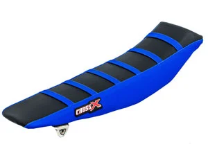 Ajánlat Housse de selle YAMAHA YZF 450 2010-2013 TOP BLACK- SIDE BLUE-STRIPES BLUE (M413-3BBLBL) CrossX