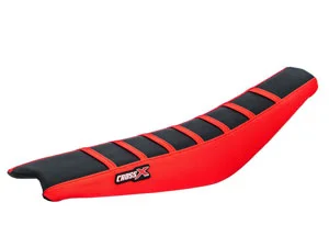 Housse de selle GASGAS EC-ECF 2007-2011 TOP BLACK- SIDE RED-STRIPES RED (M810-3BRR) CrossX Azonnal elérhető