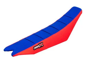 Kiárusítás Housse de selle BETA RR-RS 2006-2009 TOP BLUE- SIDE RED-STRIPES BLUE (M910-3BLRBL) CrossX