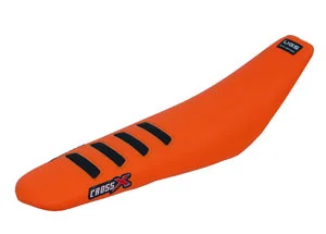 Prémium Housse de selle KTM SXF 250-450 16-18 SX 125-150 16-18 SX 250 17-18 EXC 17-19 UGS COLOR WAVE ORANGE-BLACK (UFM518-2OB) CrossX