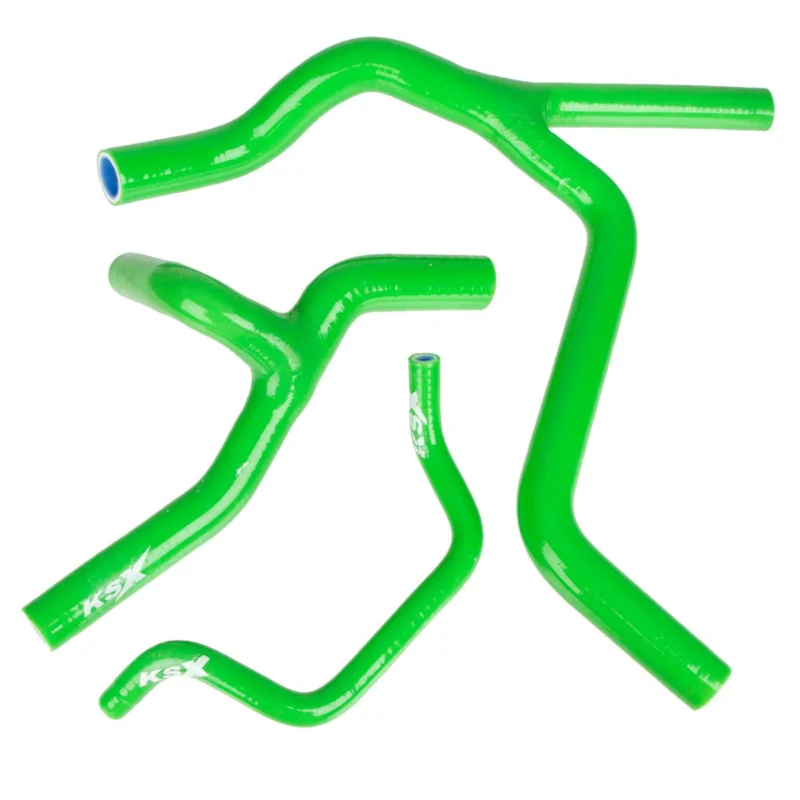 [ KSX ] Kit Durites de Radiateurs Kawasaki KXF 450 09-15, Green Kedvezményes ár