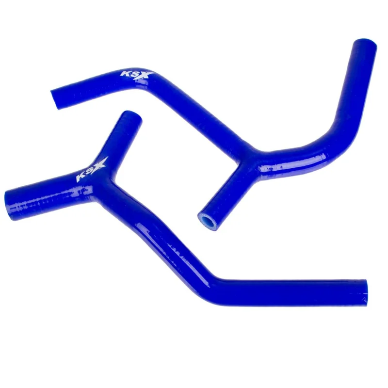[ KSX ] Kit Durites de Radiateurs Kawasaki KXF 450 16-19, Bleu Legkelendőbb