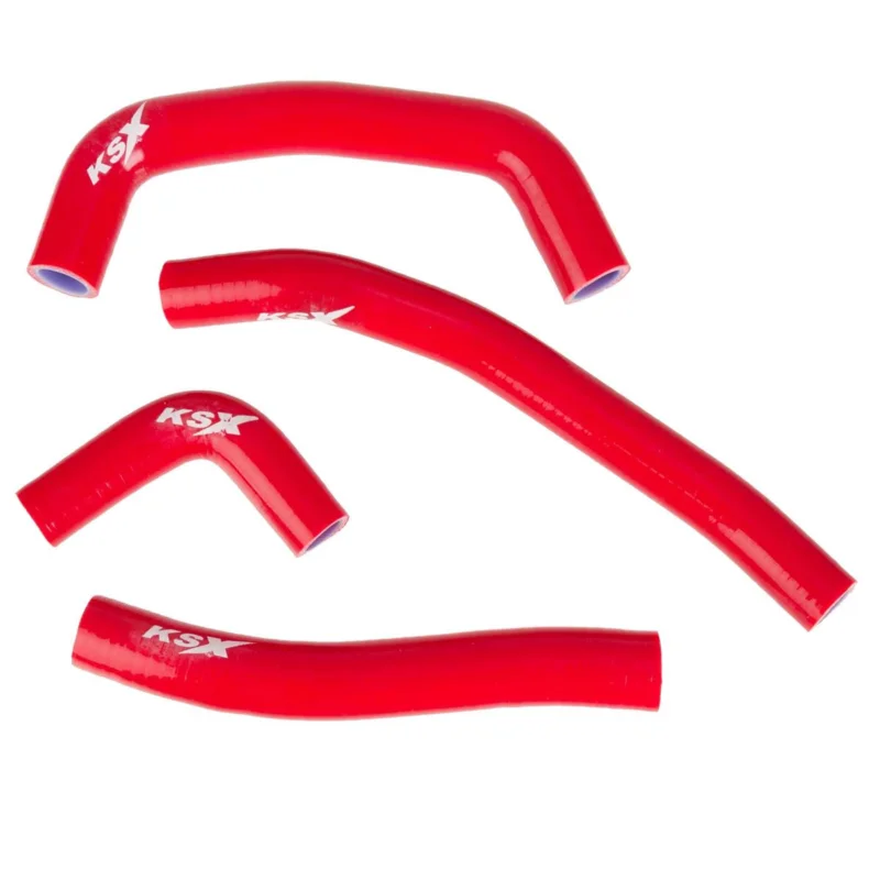 [ KSX ] Kit Durites de Radiateurs Honda CRF 450 17-20, Rouge Prémium