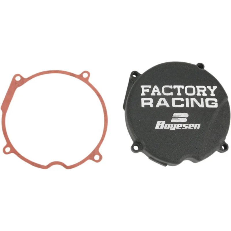 [ Boyesen ] Couvercle de Carter d‘Allumage Factory Honda CR 500 84-01, Black Vedd meg most