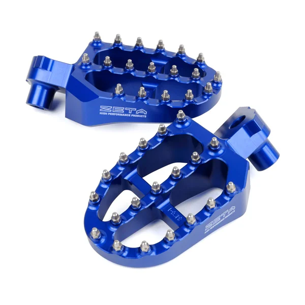 [ Zeta ] Repose Pieds Aluminium Husqvarna TC/FC, TE/FE, Gas Gas 21-, Bleu Ajánlat
