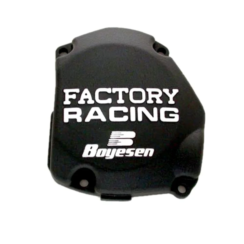 Népszerű [ Boyesen ] Couvercle de Carter d‘Allumage Factory Suzuki RM 125 98-08, Black