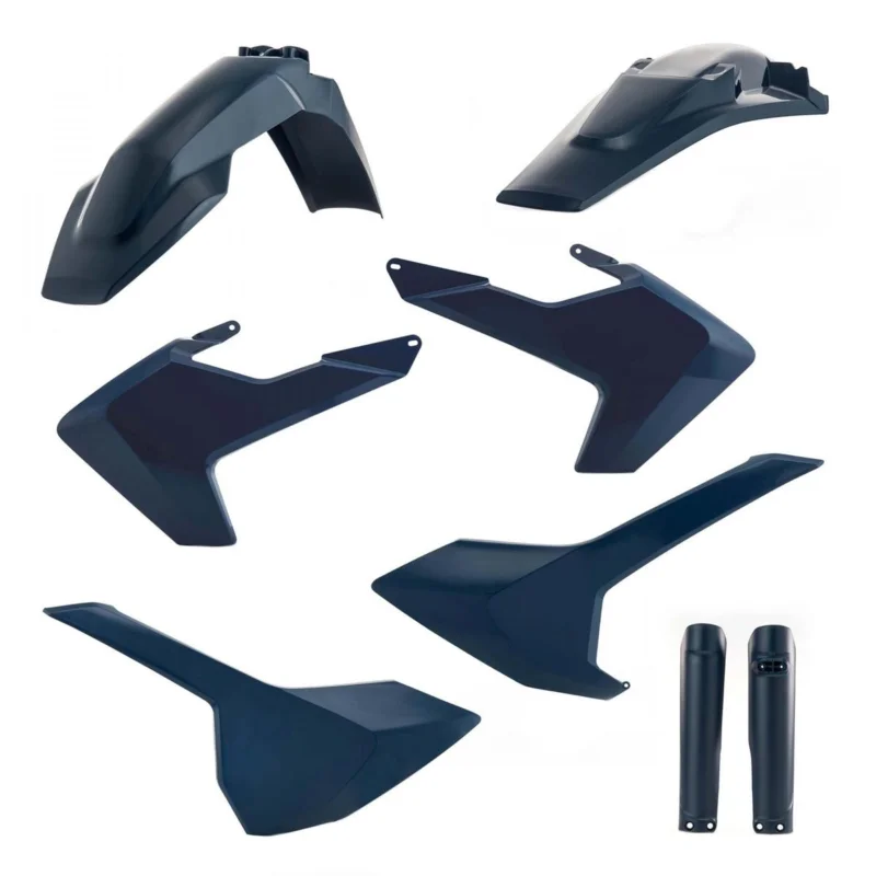 Expressz szállítás [ Acerbis ] Kit Plastique complet Full-Kit Husqvarna TE 125/250/300, FE 250/350/450/501 17-19, Bleu