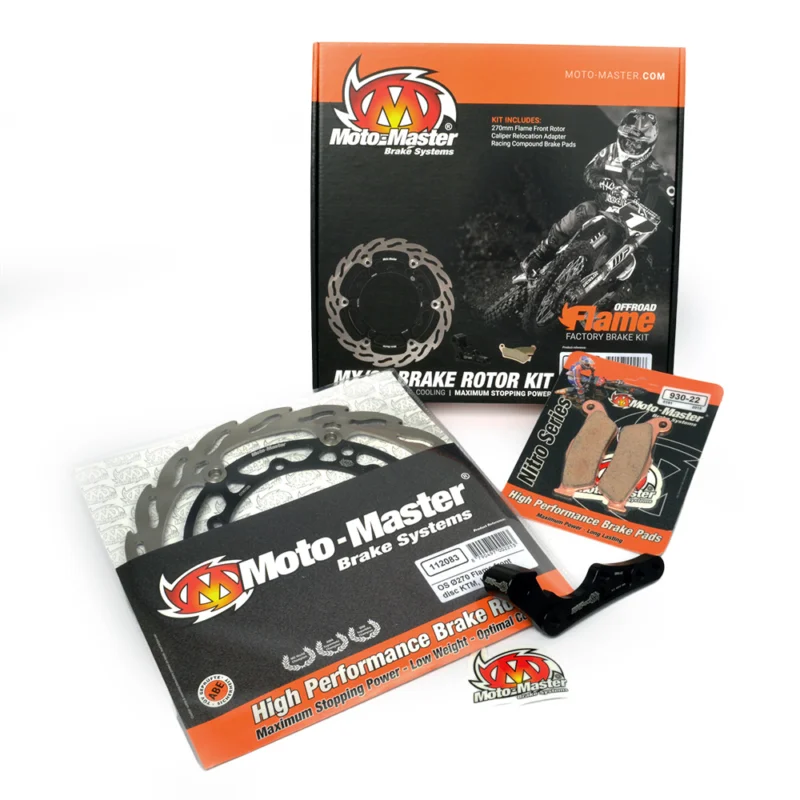 Vásárlói kedvenc [ Moto-Master ] Kit de Disque de Frein Flame TM Racing, 270 mm, Avant