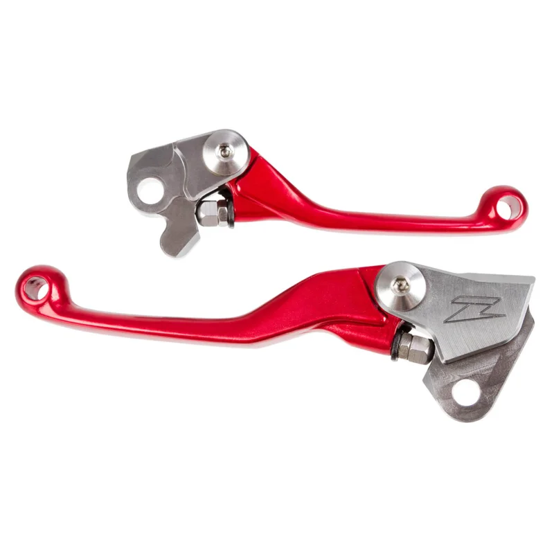 [ Zeta ] Set de Levier de Frein et d’Embrayage Pivot Kawasaki KX 125/250, KXF 250/450, Yamaha YZ 125/250/426/450, YZF 250, Suzuki RMZ 250, Rouge Kihagyhatatlan ajánlat