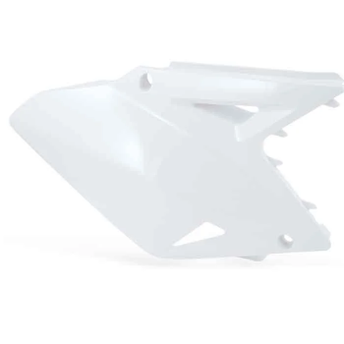 Csak ma [ Acerbis ] Plaques Latérales Kawasaki KXF 250 04-05, Suzuki RMZ 250 04-06, Blanc