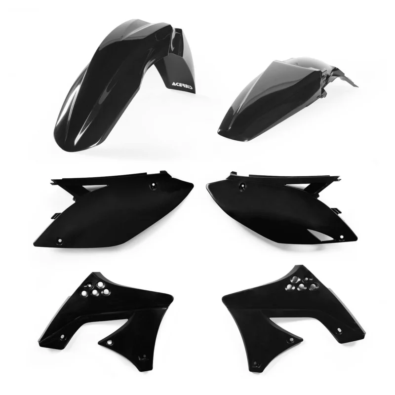 Árcsökkenés [ Acerbis ] Kit Plastique Kawasaki KXF 250 09-12, Noir