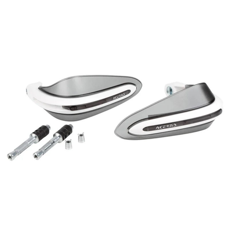 Gyors kiszállítás [ Acerbis ] Protège Mains Dual Road Blanc, plusieurs modèles, Kit de Montage inclus