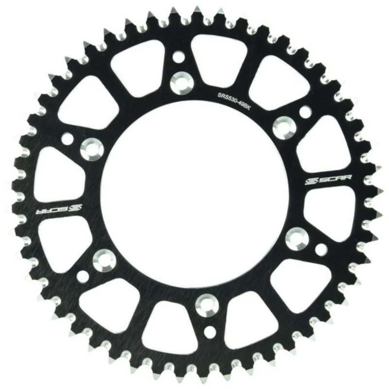 Nézd meg most [ SCAR ] Couronne KTM SX85 04-,Husqvarna TC85 14-,GasGas MC85 21-, 428 Pitch, Aluminium, Black, 46,48-50 Teeth
