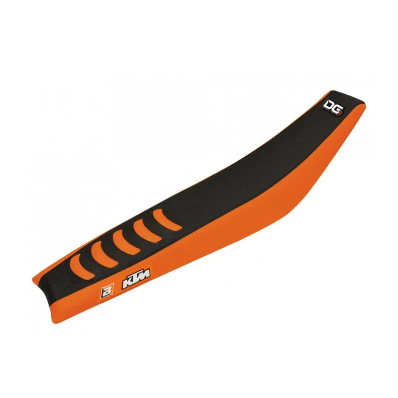 [ Blackbird Racing ] Housse de Selle Double Grip 3 KTM SX 85 04-12, Noir/Orange Gyors kiszállítás