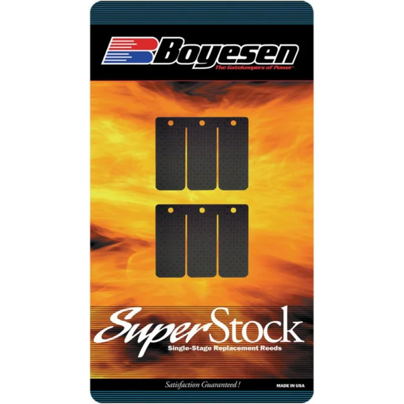 [ Boyesen ] Clapets pour Boîte à Clapet Super Stock Yamaha WR 250 91-97, YZ 250 90-96, Carbon Végkiárusítás