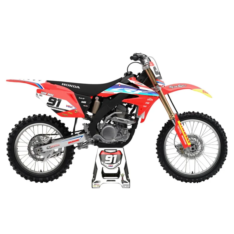 Prémium [ Maciag Offroad ] Kit Déco Race 1 Honda CRF 250 08-09