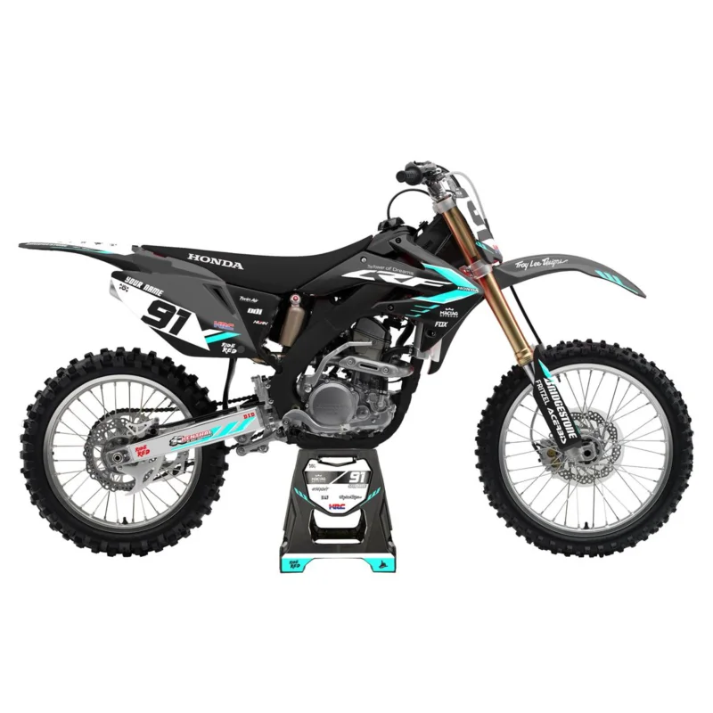 Azonnali szállítás [ Maciag Offroad ] Kit Déco Race 13 Honda CRF 250 04-05