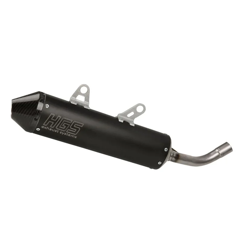 Olcsóbb [ HGS ] Silencieux GAS GAS MC 250 21-23, KTM SX 250 19-22, Husqvarna TC 250 19-22, Noir/Carbone