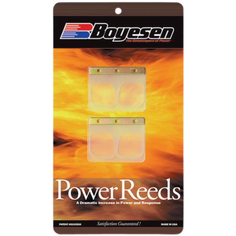 [ Boyesen ] Clapets pour Boîte à Clapet Power Kawasaki KX 125 94-98, Suzuki RM 125 90-98, Yamaha YZ 125 94-99 Gyors szállítás