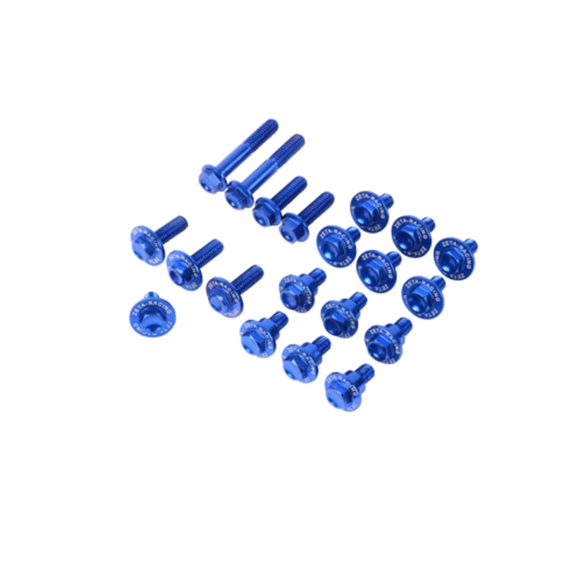 [ Zeta ] Kit de Vis pour Plastique, Kawasaki KX-F 250 13-16, KX-F 450 12-15, Bleu Szuper ajánlat