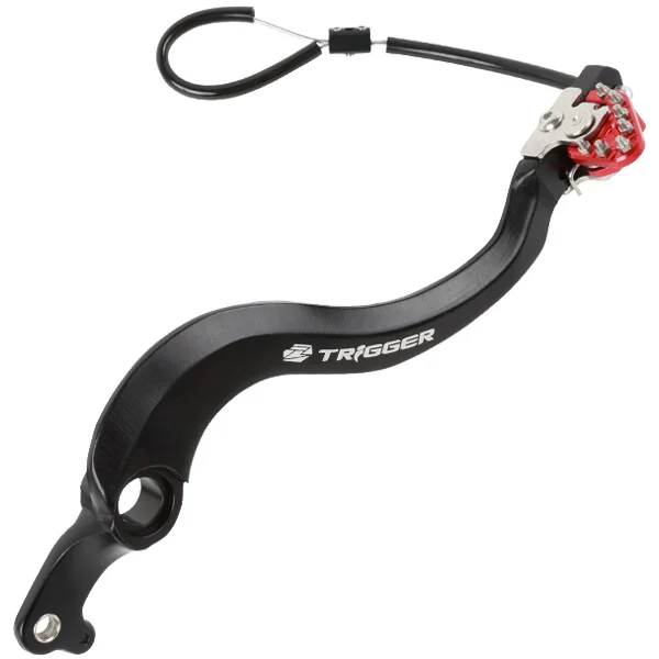 Biztonságos vásárlás [ Zeta ] Pédale de Frein Trigger Suzuki RMZ 450 08-, Réglable et avec safety rope