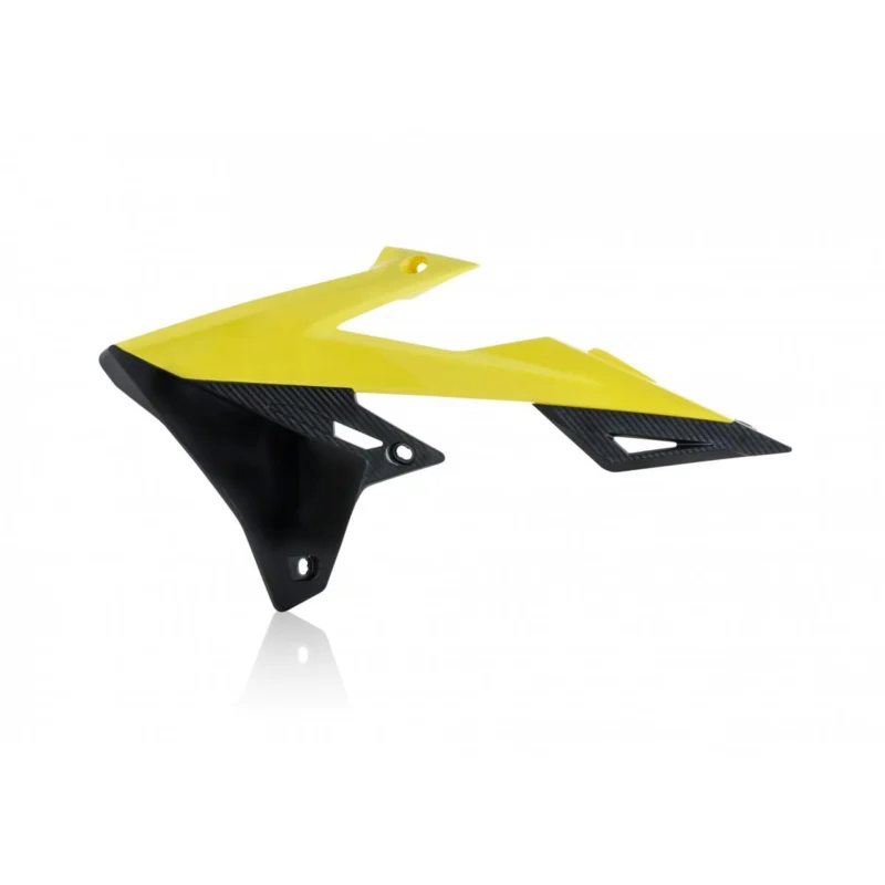Újdonság [ Acerbis ] Ouie de Radiateur Suzuki RMZ 250 19-, RMZ 450 18-, Jaune/Noir