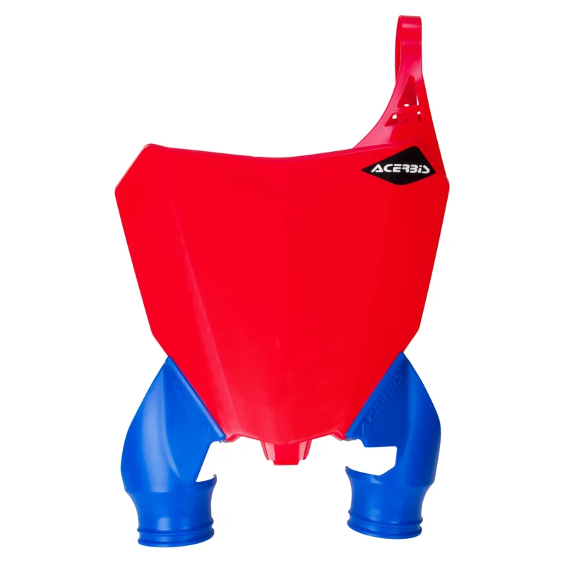 [ Acerbis ] Plaque Avant Raptor Honda CRF 250/450, Rouge/Bleu Szezonális akció