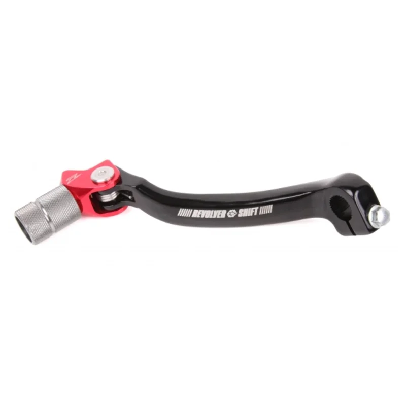 Népszerű [ Zeta ] Sélecteur de Vitesse Revolver Kawasaki KXF 450 09-, Rouge/Noir